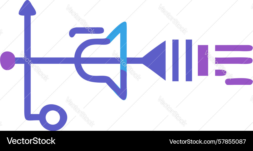 Abstract control panel interface icon graphic Vector Image