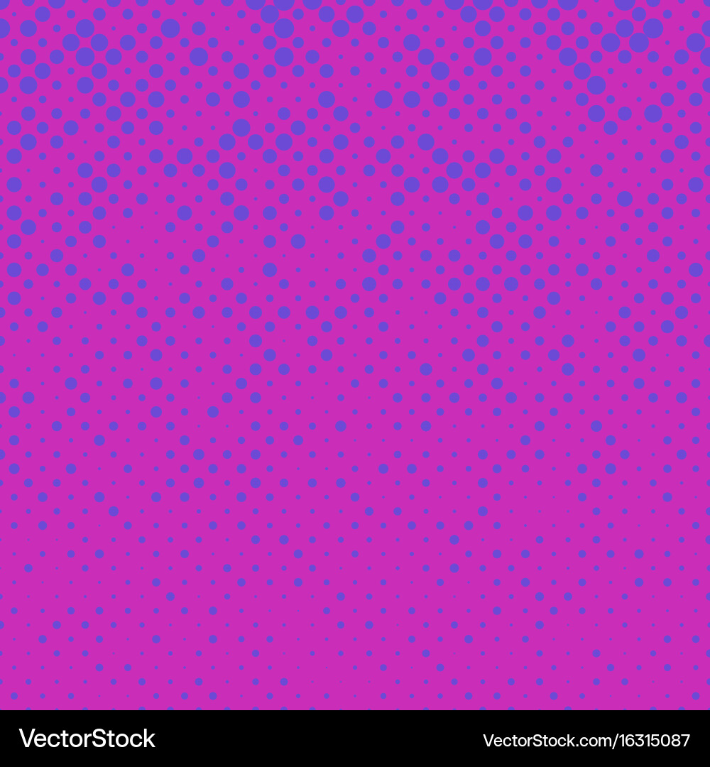 Abstract halftone pattern background from circles vector image