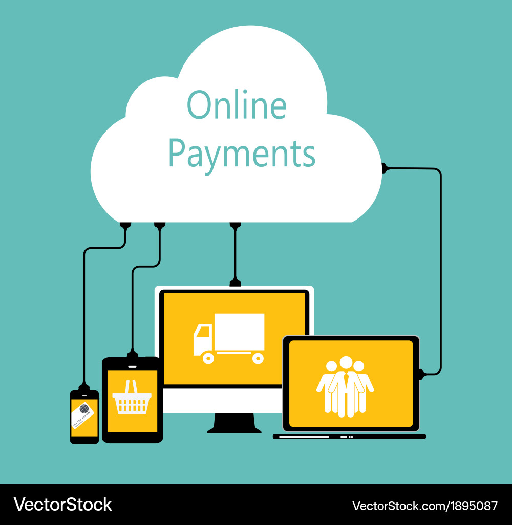 Cloud Computing Network vector image