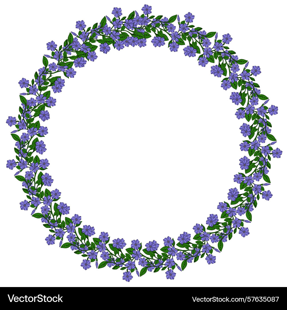 Elegant wreath design featuring a circular Elegant wreath design featuring a circular vector image