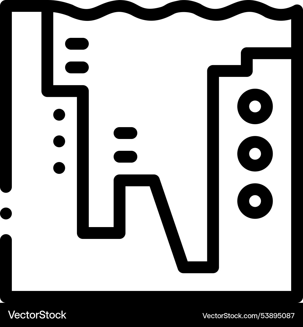 Freedom of speech icon thin linear style design Freedom of speech icon thin linear style design vector image