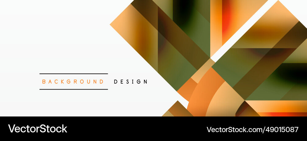 Geometric background with squares triangles Geometric background with squares triangles vector image