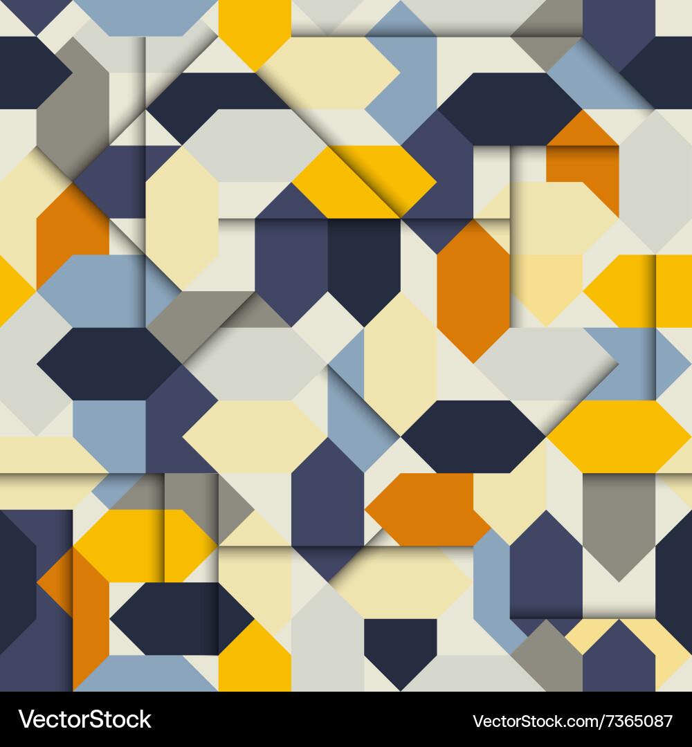 Geometric Pop Art Pattern Vector Image