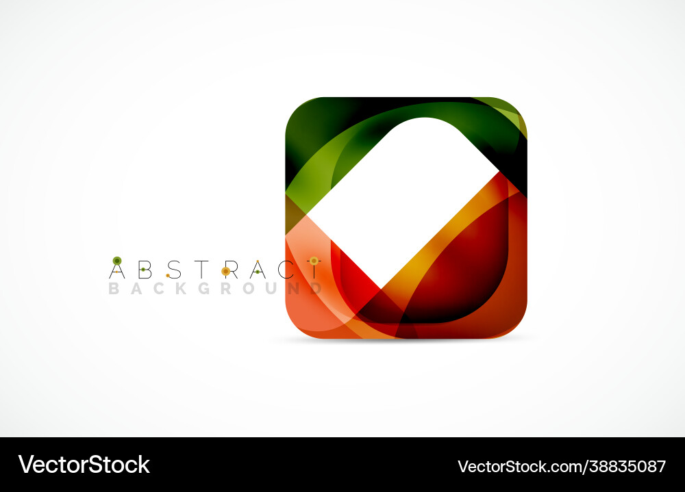 Minimal background abstract square shape Minimal background abstract square shape vector image
