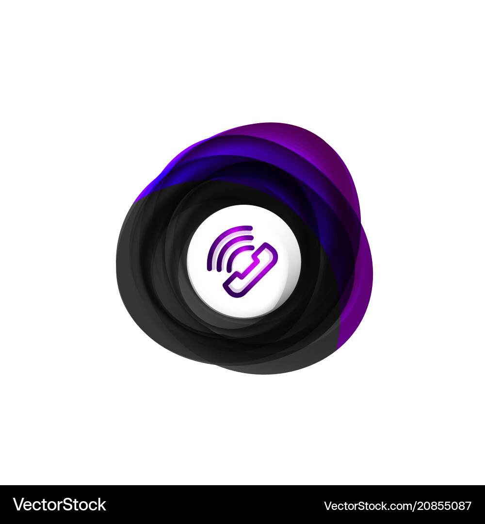 Old fashioned phone button call center support Old fashioned phone button call center support Vector Image