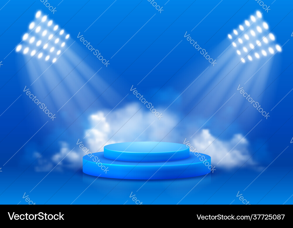 Podium Product Display Background Vector Image