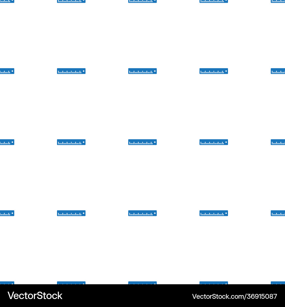 Ruler icon pattern seamless white background Vector Image