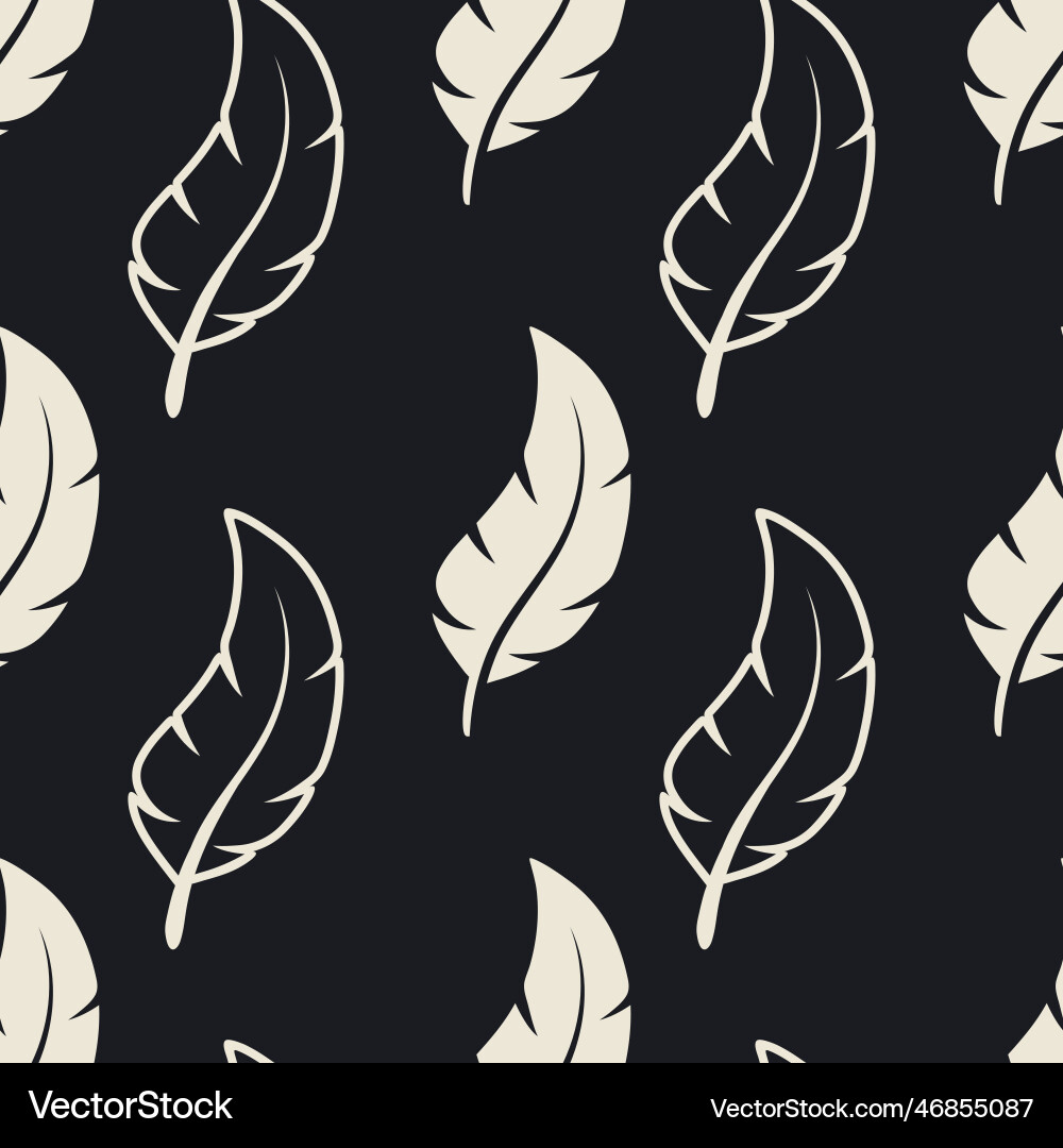 Seamless pattern with different black Seamless pattern with different black vector image