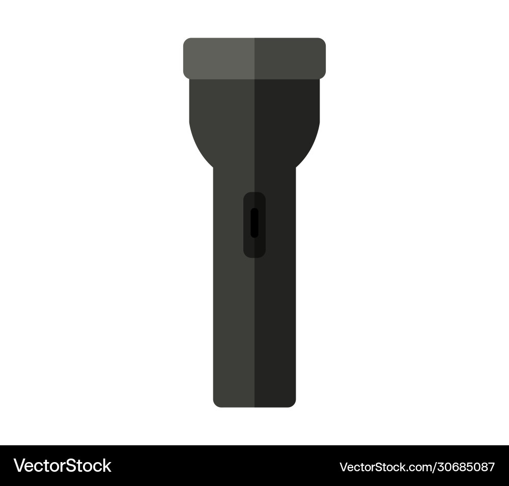 Torch icon in on white background vector image