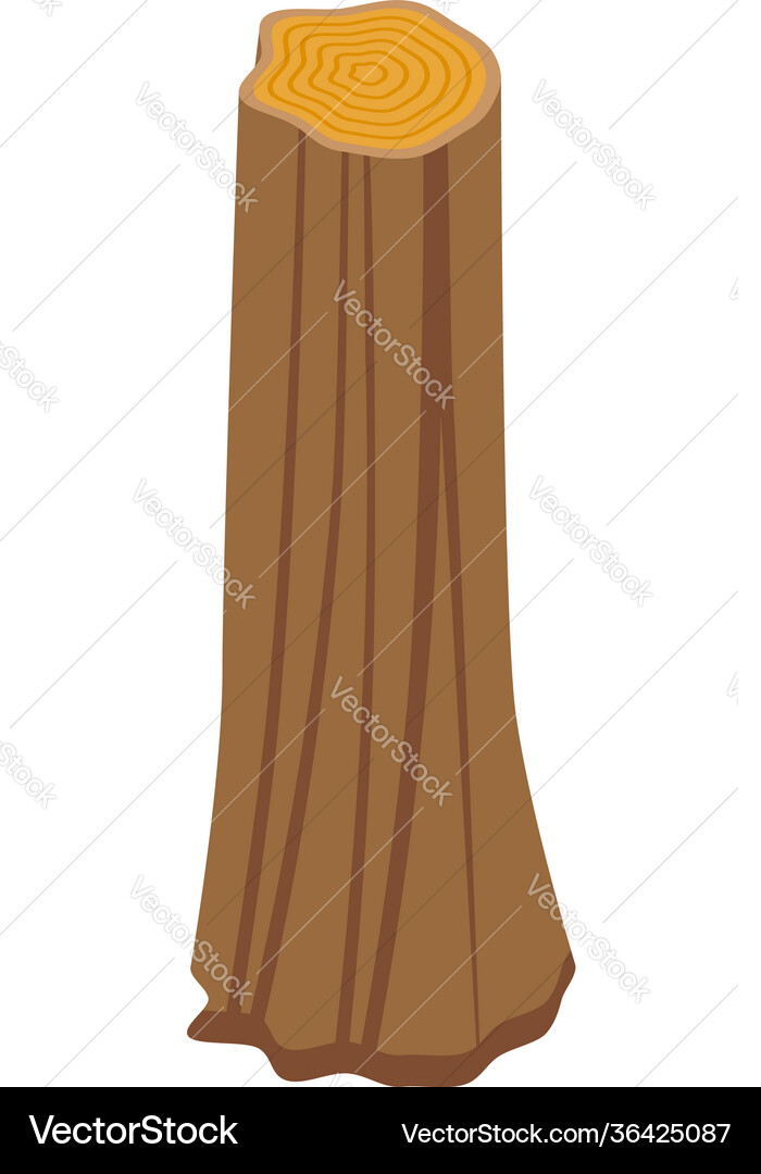 Tree log icon isometric style Tree log icon isometric style Vector Image