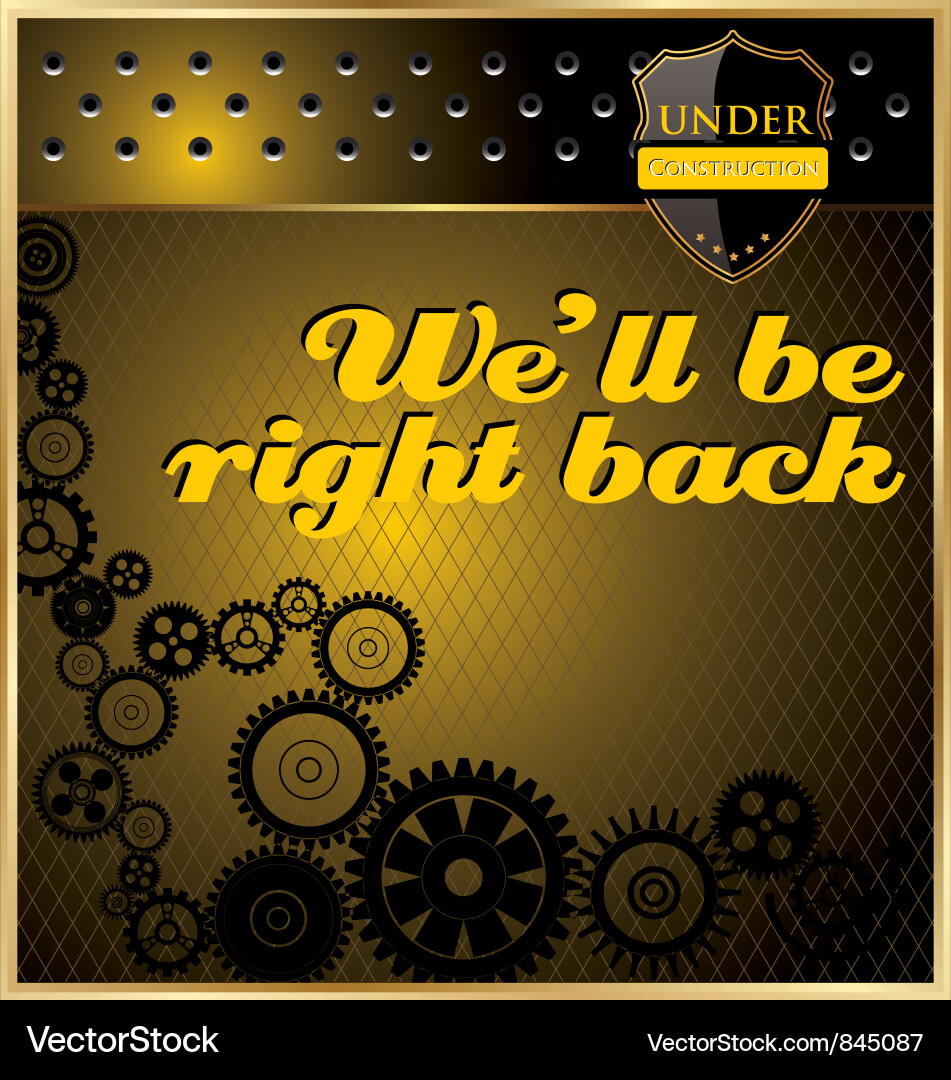Under construction background vector image