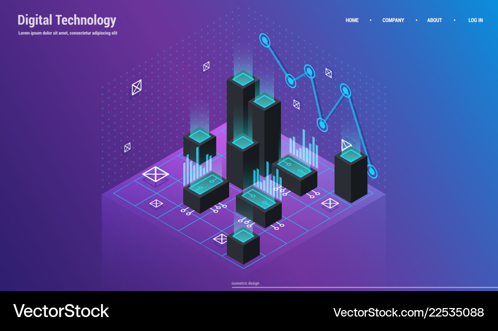 Analysis and investment data visualization Analysis and investment data visualization vector image