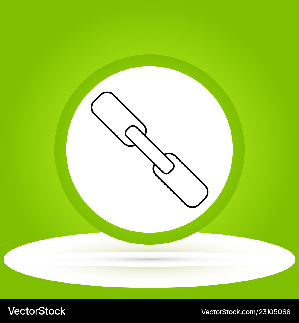 Attachment icon in creative design with elements Vector Image