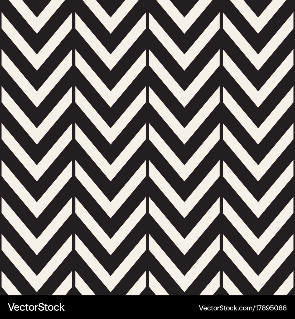 Geometric Zigzag Pattern vector image