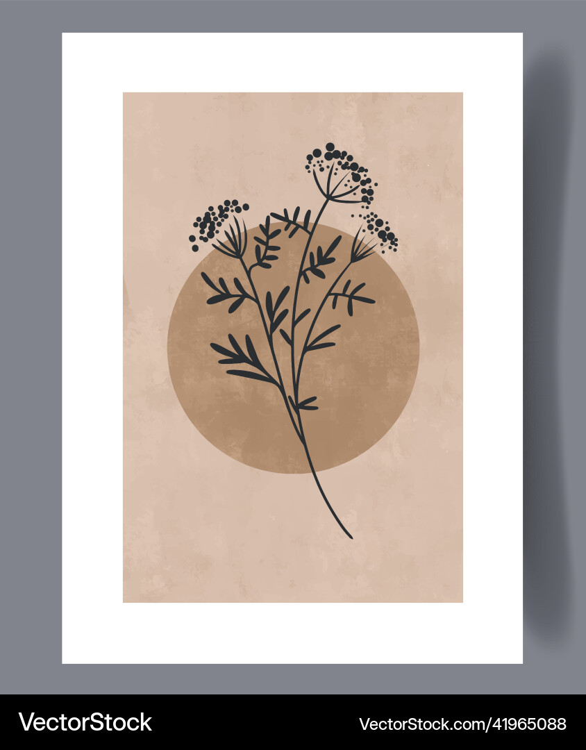 Scandinavian abstract print set Scandinavian abstract print set vector image