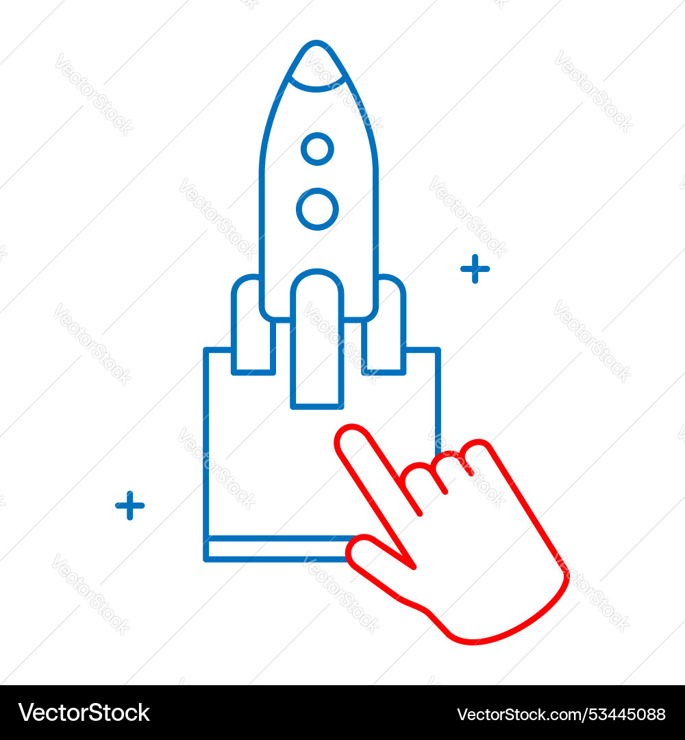 Script execution and command line icon design vector image
