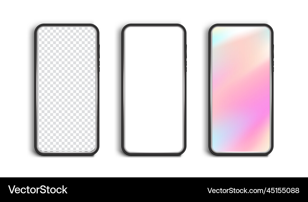 Smartphone mockup device ui ux Smartphone mockup device ui ux Vector Image