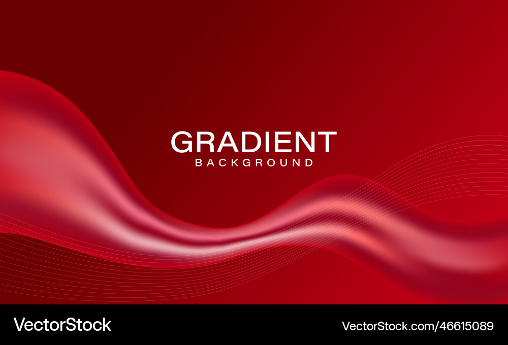 Abstract vibrant gradient background in red tones vector image