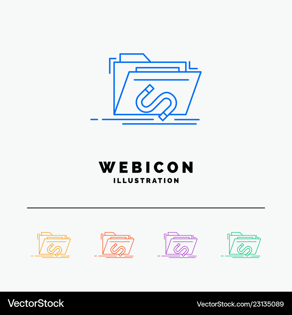 Backdoor exploit file internet software 5 color Backdoor exploit file internet software 5 color Vector Image