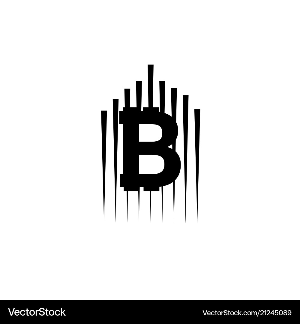 Bitcoin coin with fast speed motion lines Bitcoin coin with fast speed motion lines vector image
