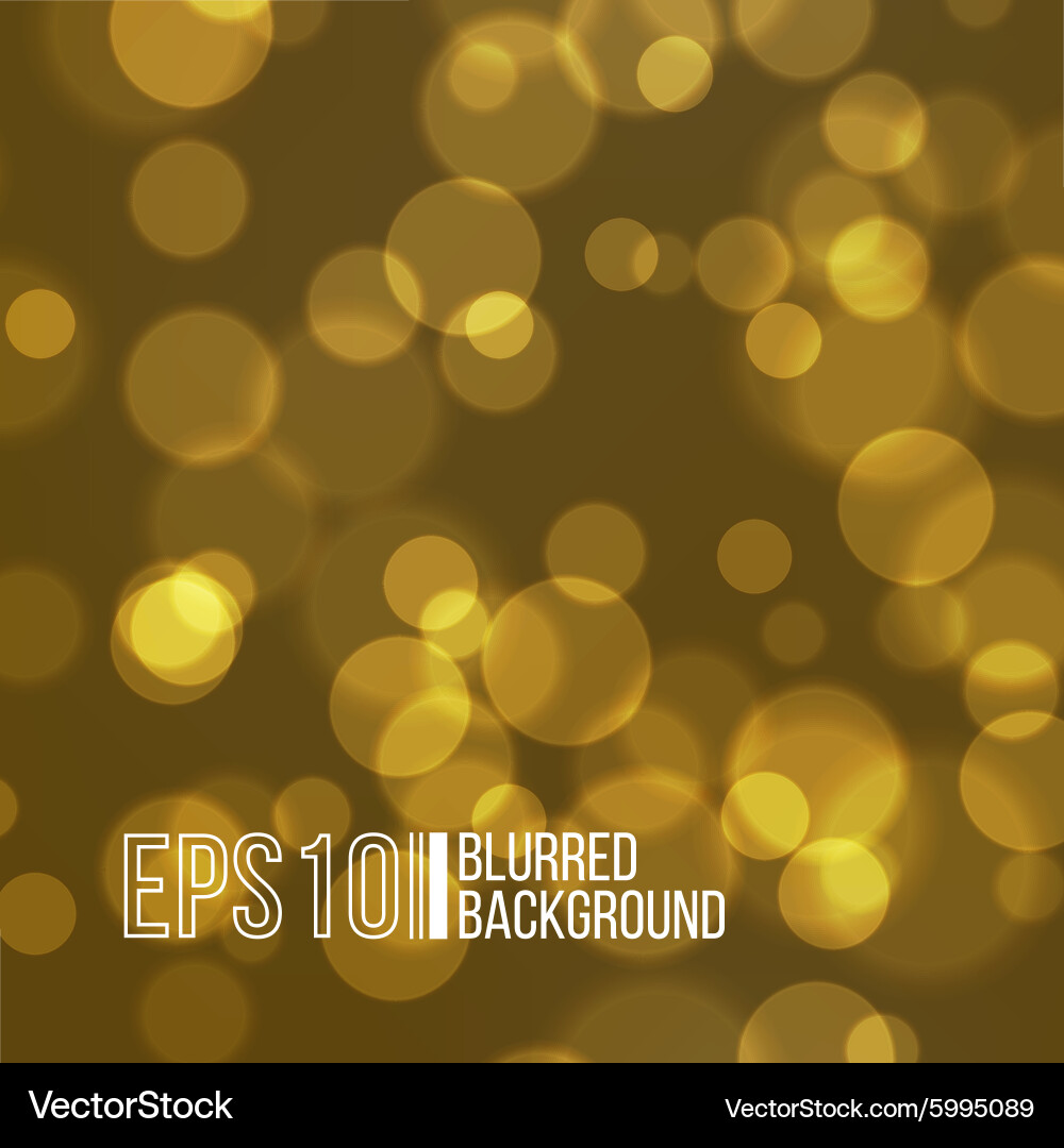 Bright background with bokeh effect Vector Image