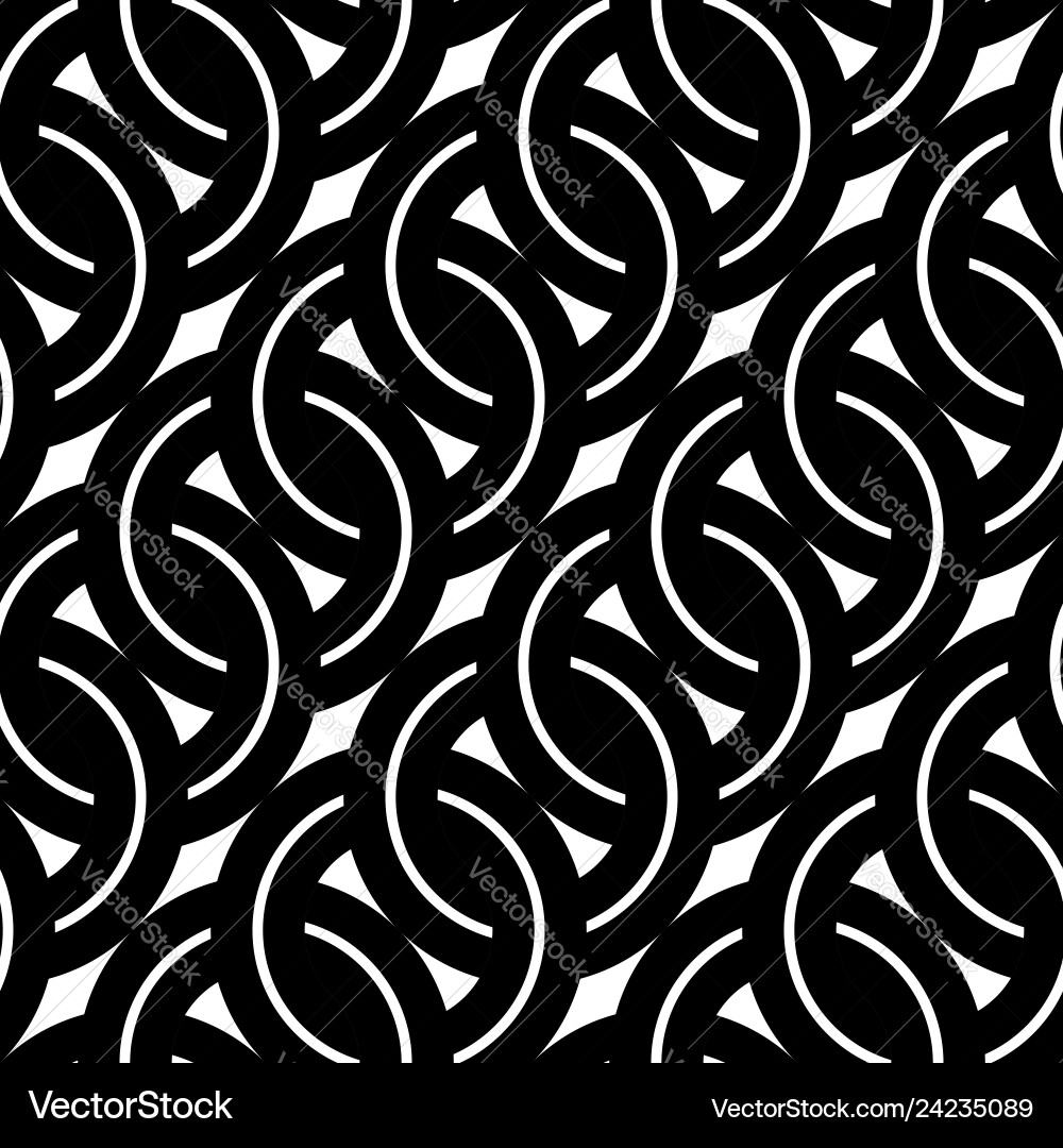 Design seamless chain pattern vector image