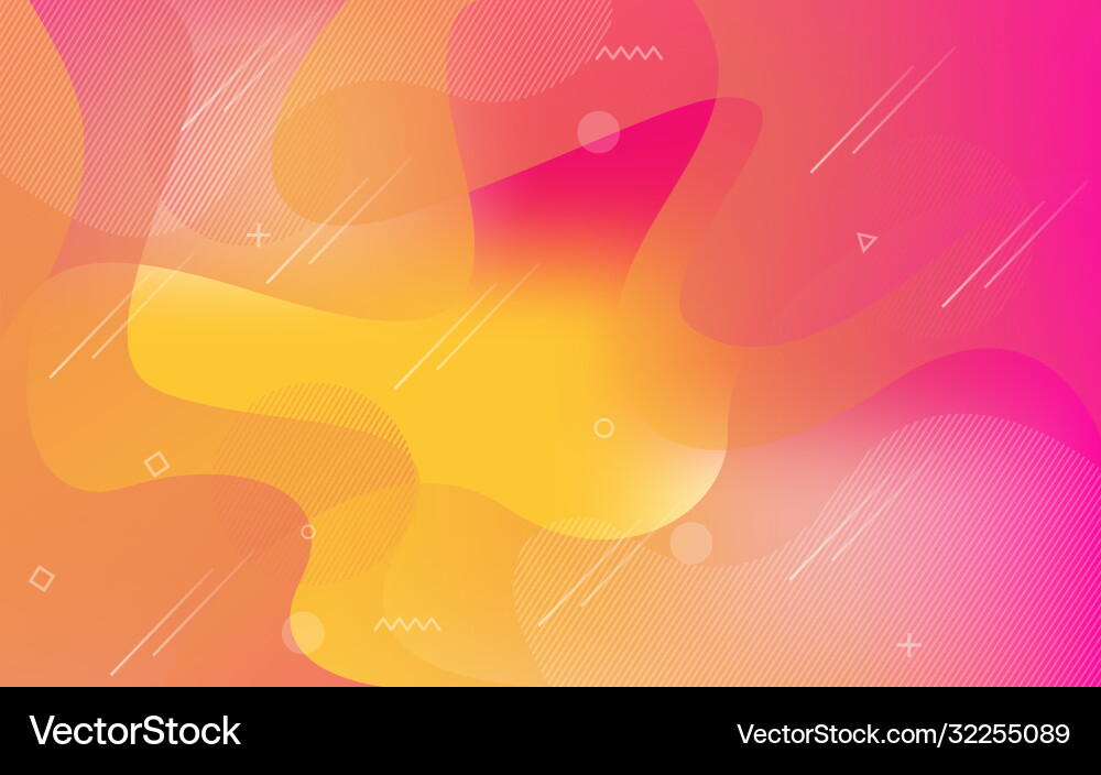 Fluid colorful dynamic background design Fluid colorful dynamic background design vector image