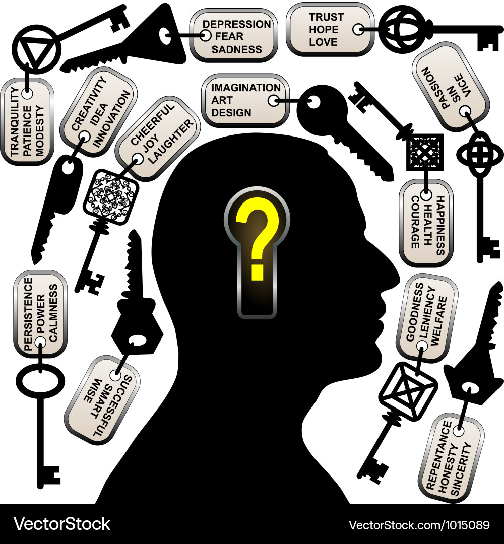 Lost Keys – Finding Your Way Vector Image