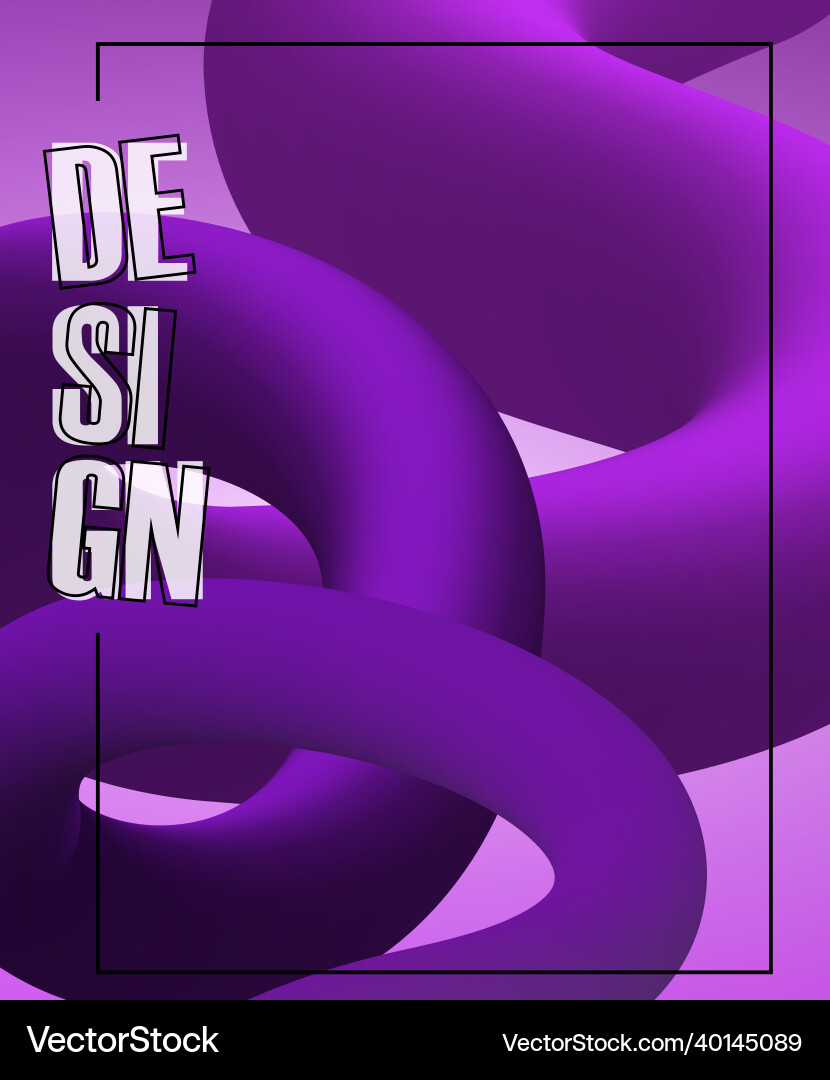 Modern abstract background with colorful turbular Vector Image