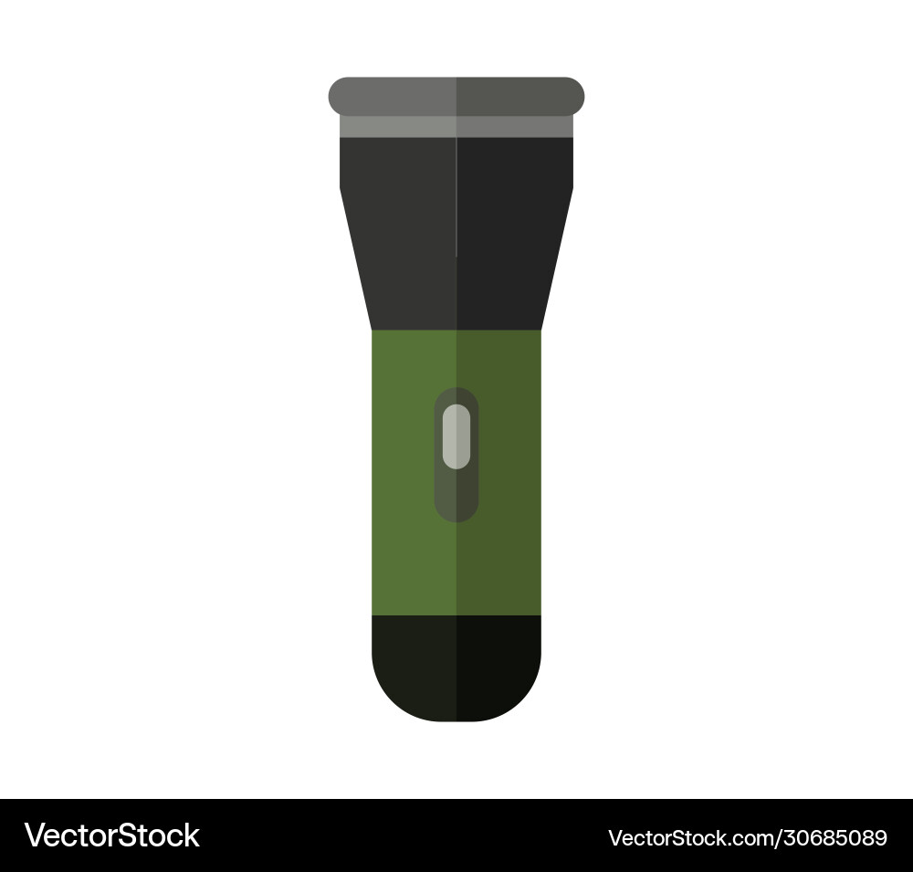 Torch icon in on white background Vector Image