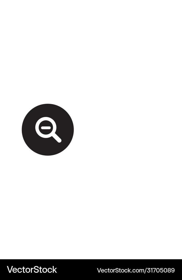 Zoom out icon simple sign for web site and mobile Zoom out icon simple sign for web site and mobile Vector Image