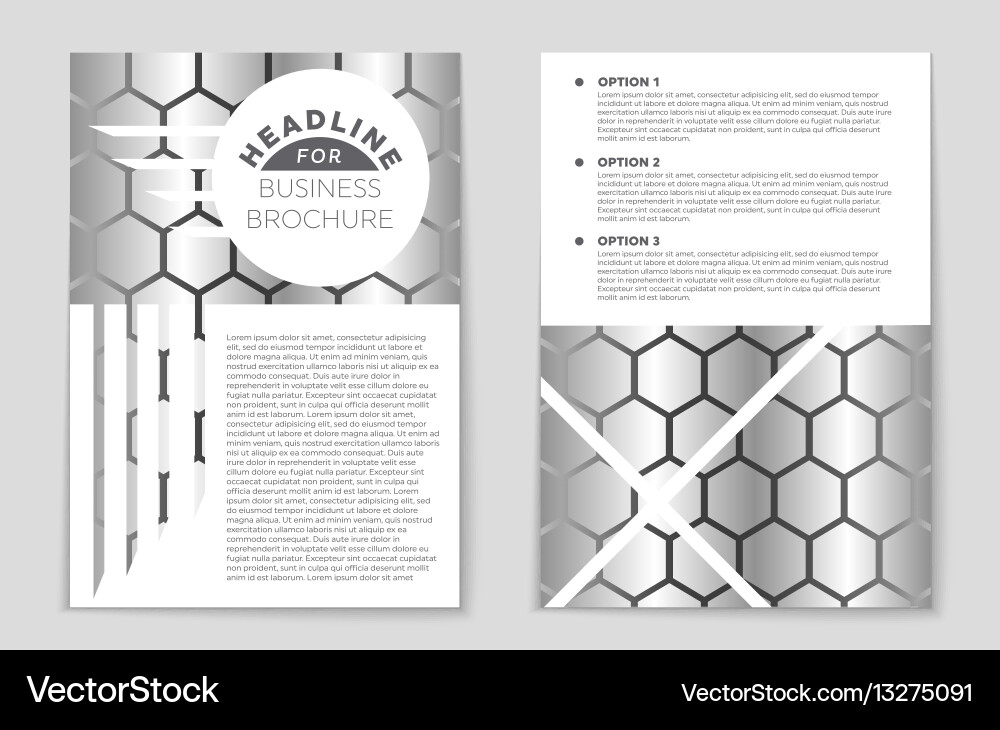 Abstract layout background set for art Vector Image