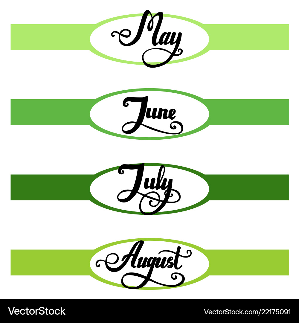 Elegant Calendar Header Template vector image
