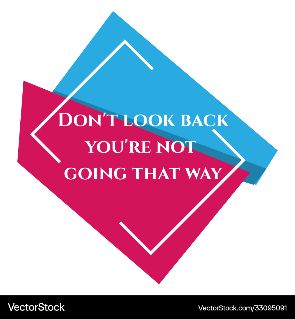 Motivation quote on square shape block background Motivation quote on square shape block background Vector Image
