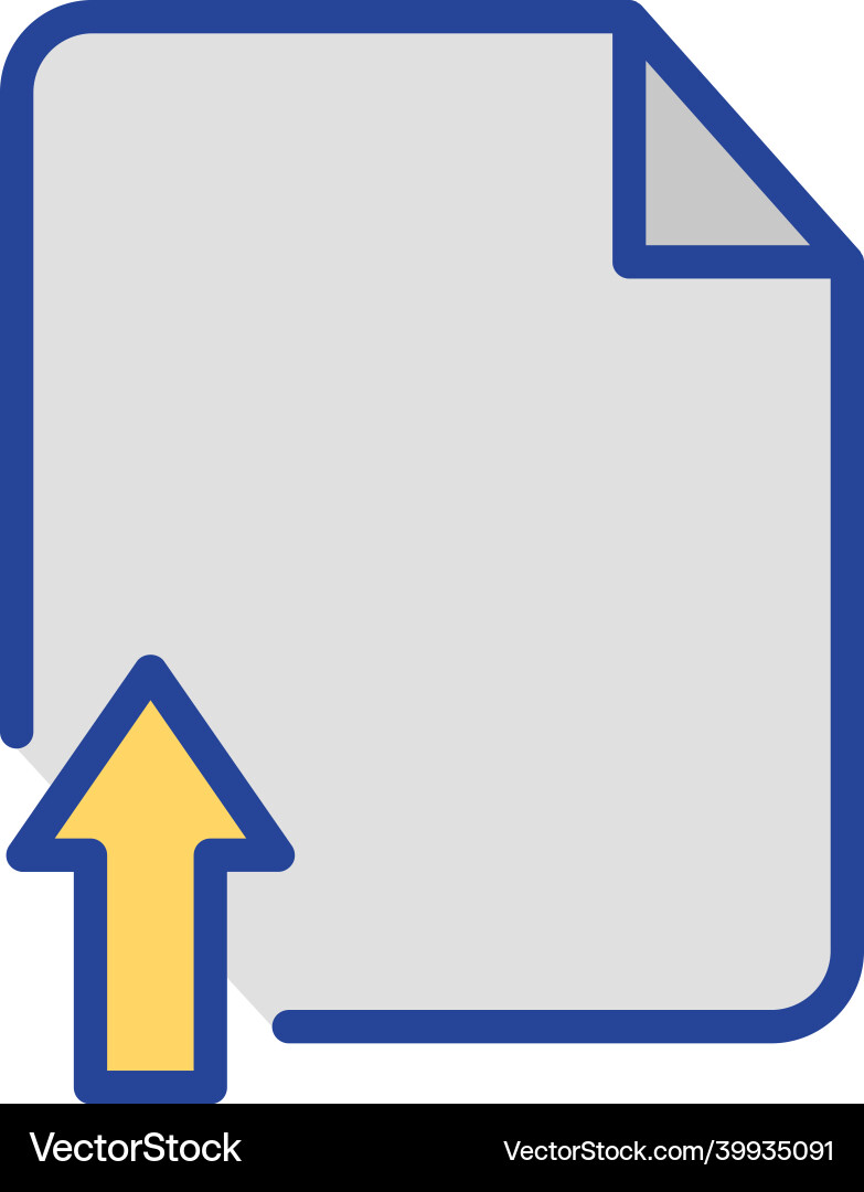 Upload file Vector Image