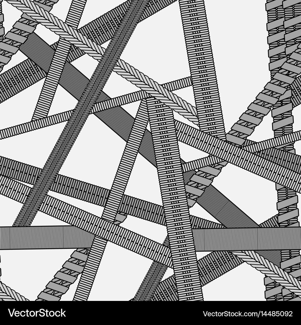 Abstract seamless texture with different vector image