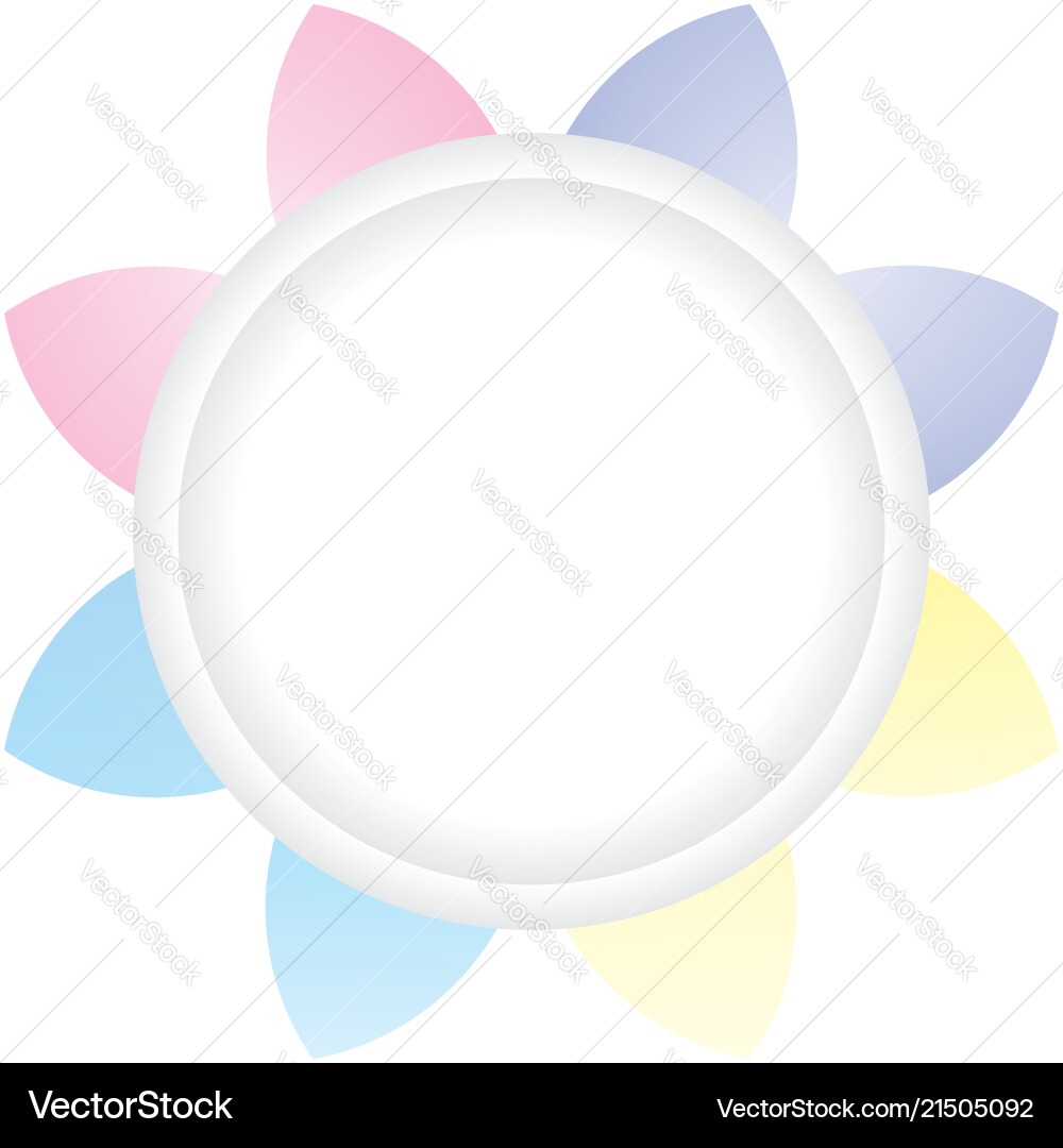 Design colorful circles with line elements Design colorful circles with line elements vector image