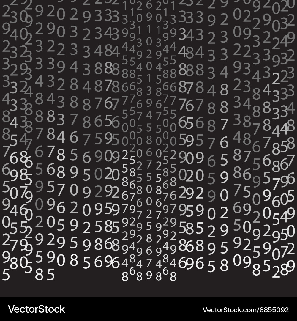 Digital Matrix Code Background Vector Image