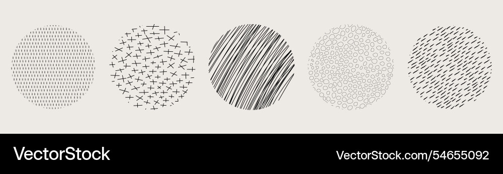 Slash quirky irregular lines textures set Slash quirky irregular lines textures set vector image