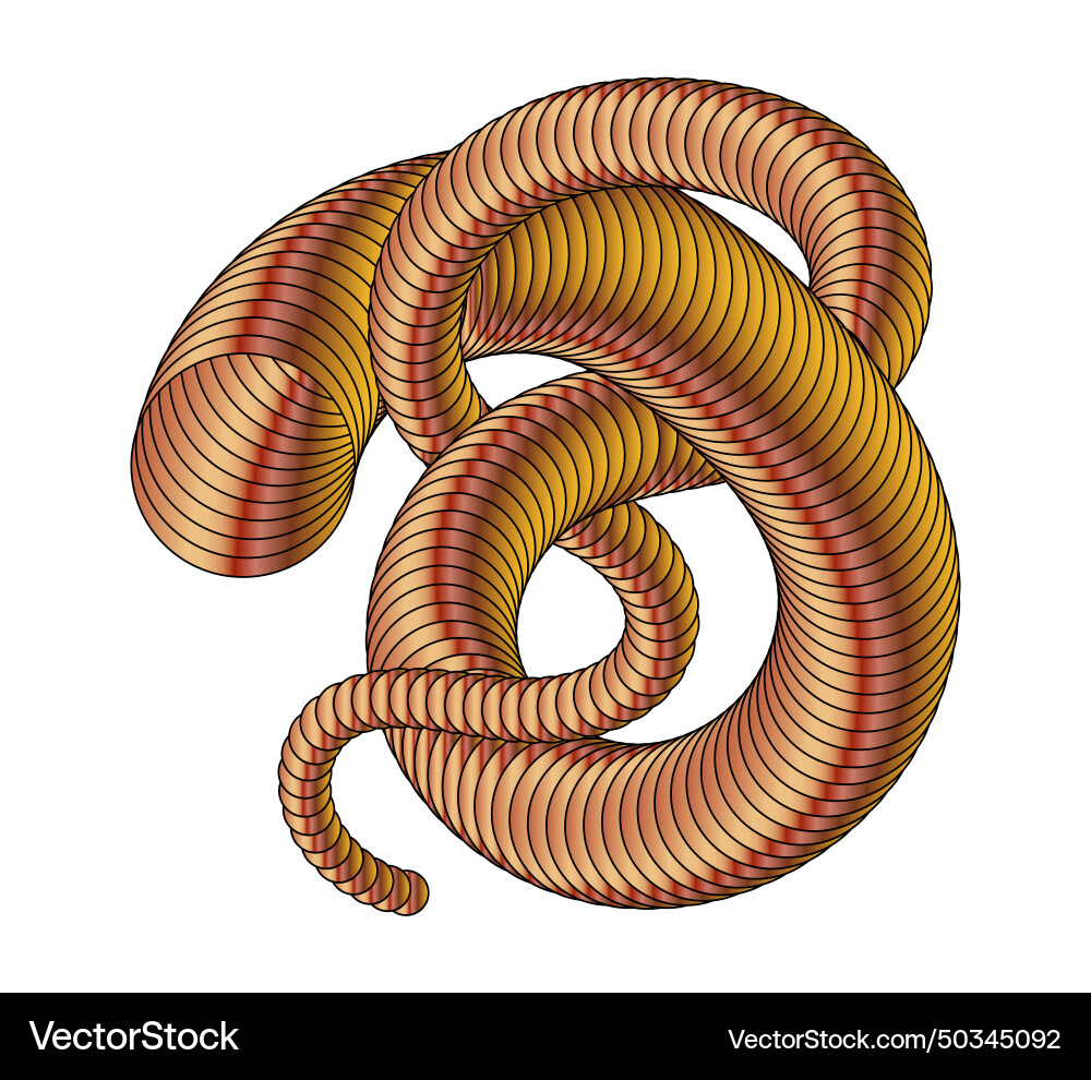 Spiral the dynamic shape of parallel lines Spiral the dynamic shape of parallel lines vector image