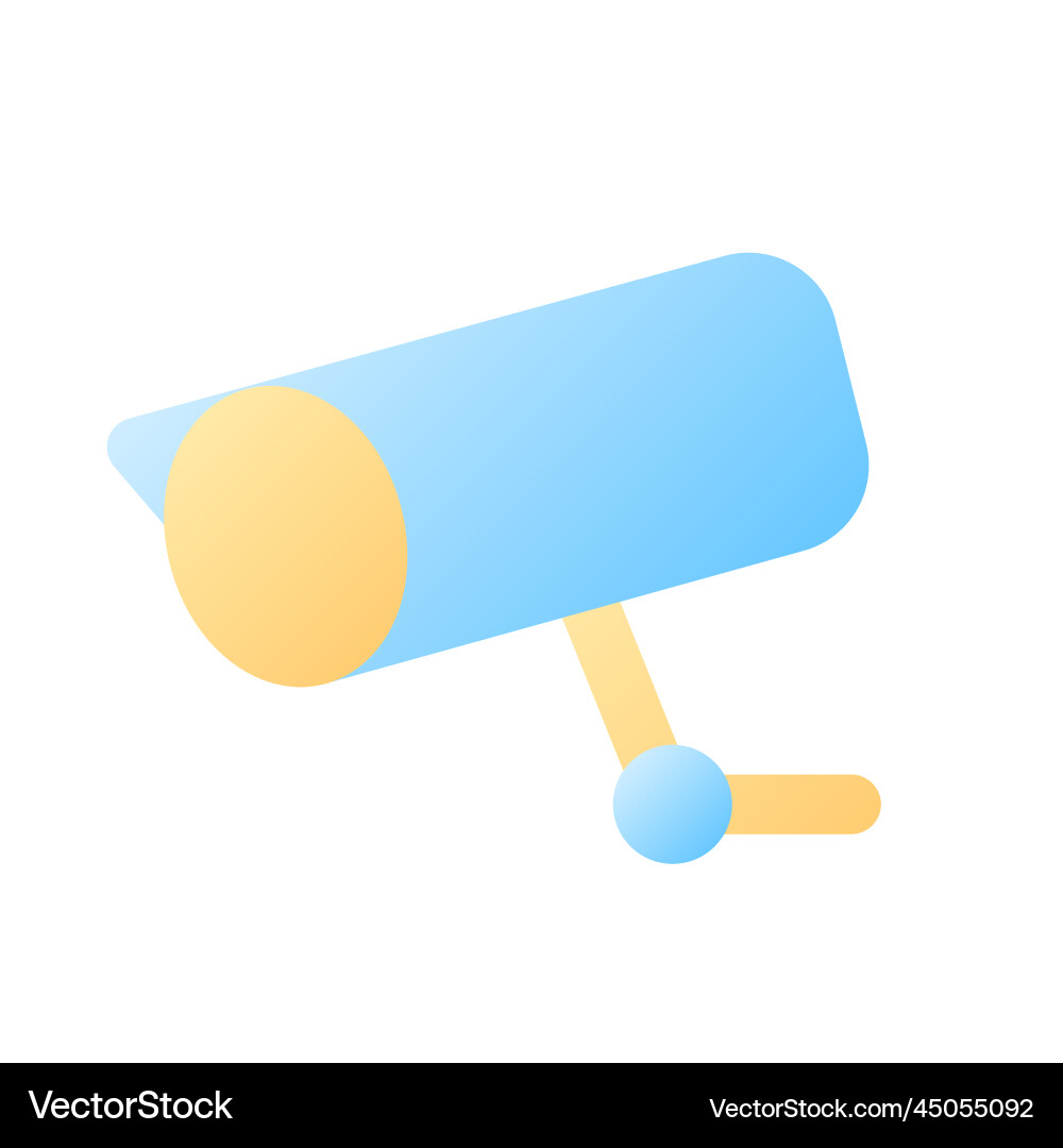 Surveillance pixel perfect flat gradient color ui Surveillance pixel perfect flat gradient color ui Vector Image