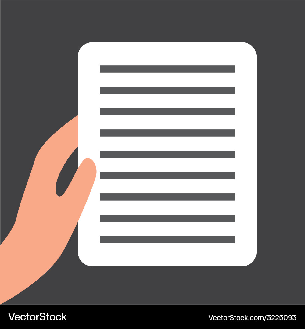 Document design vector image