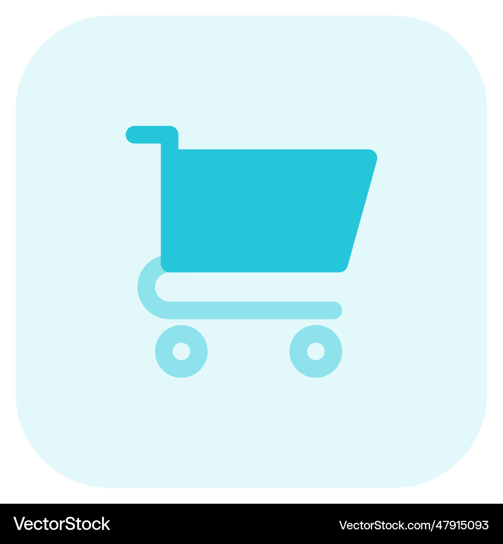 Multiple purchases kept in the shopping cart Vector Image