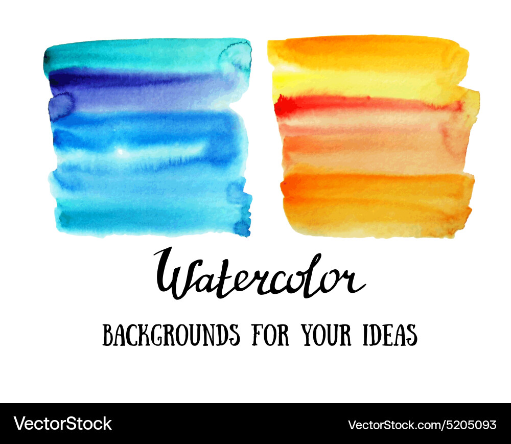 Watercolor Stain Art Vector Image