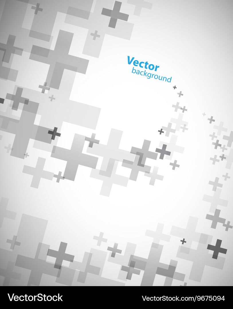 Abstract background created with plus sign Vector Image