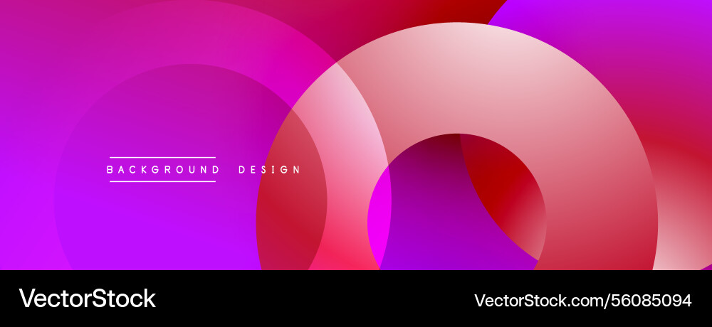 Abstract composition with layered circular Abstract composition with layered circular vector image