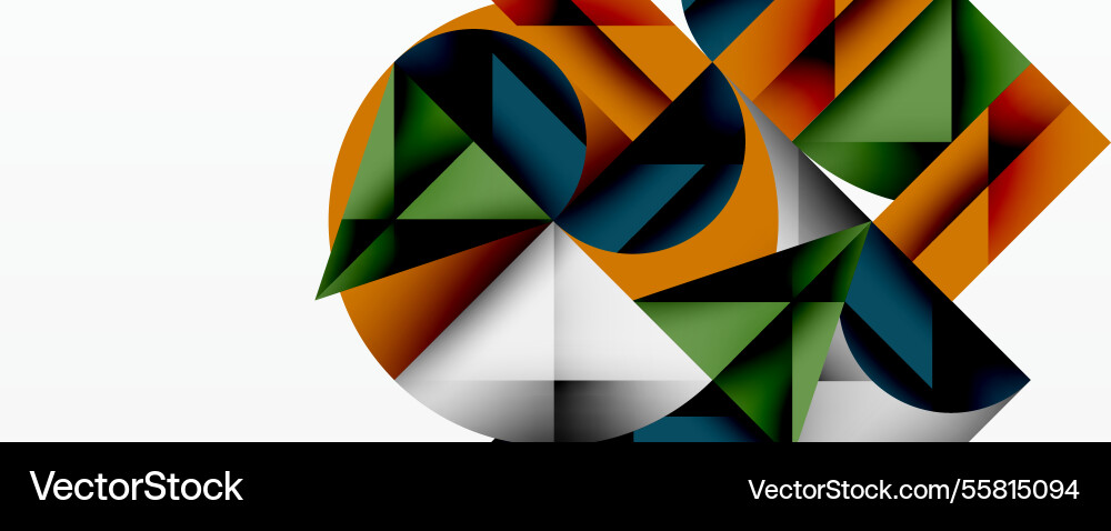 Abstract geometric design with intersecting Abstract geometric design with intersecting Vector Image