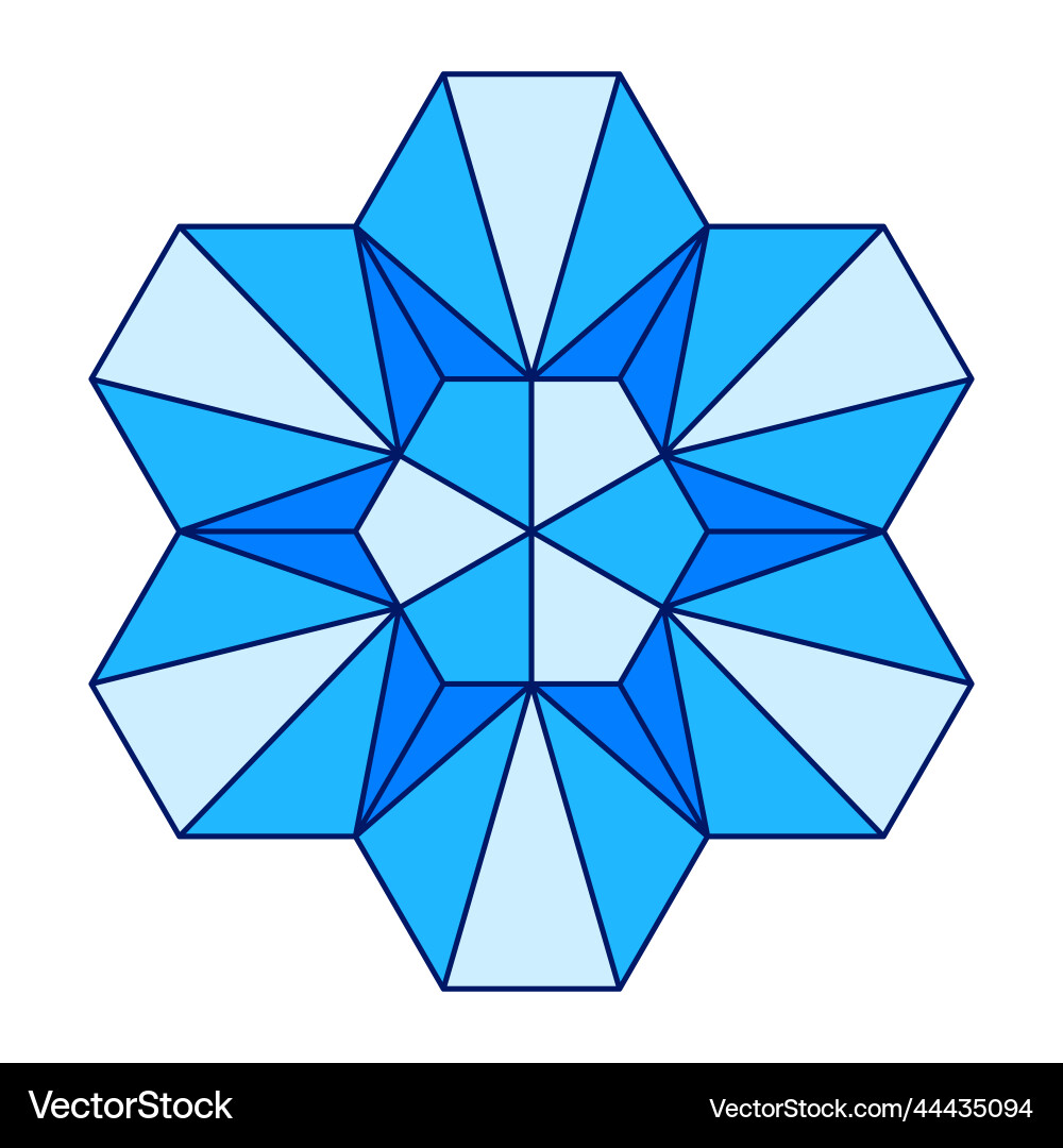 Abstract hexagon element Vector Image