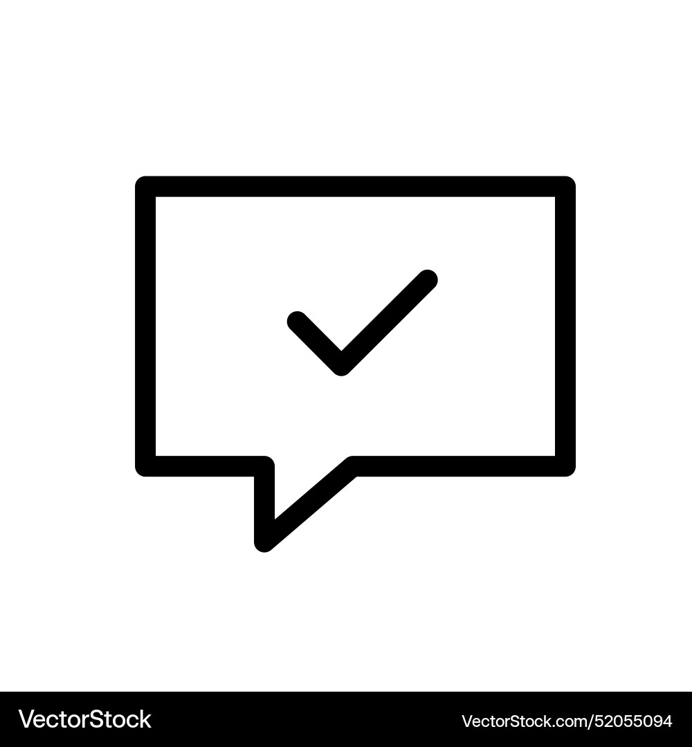 Check message icon for notifications Check message icon for notifications vector image