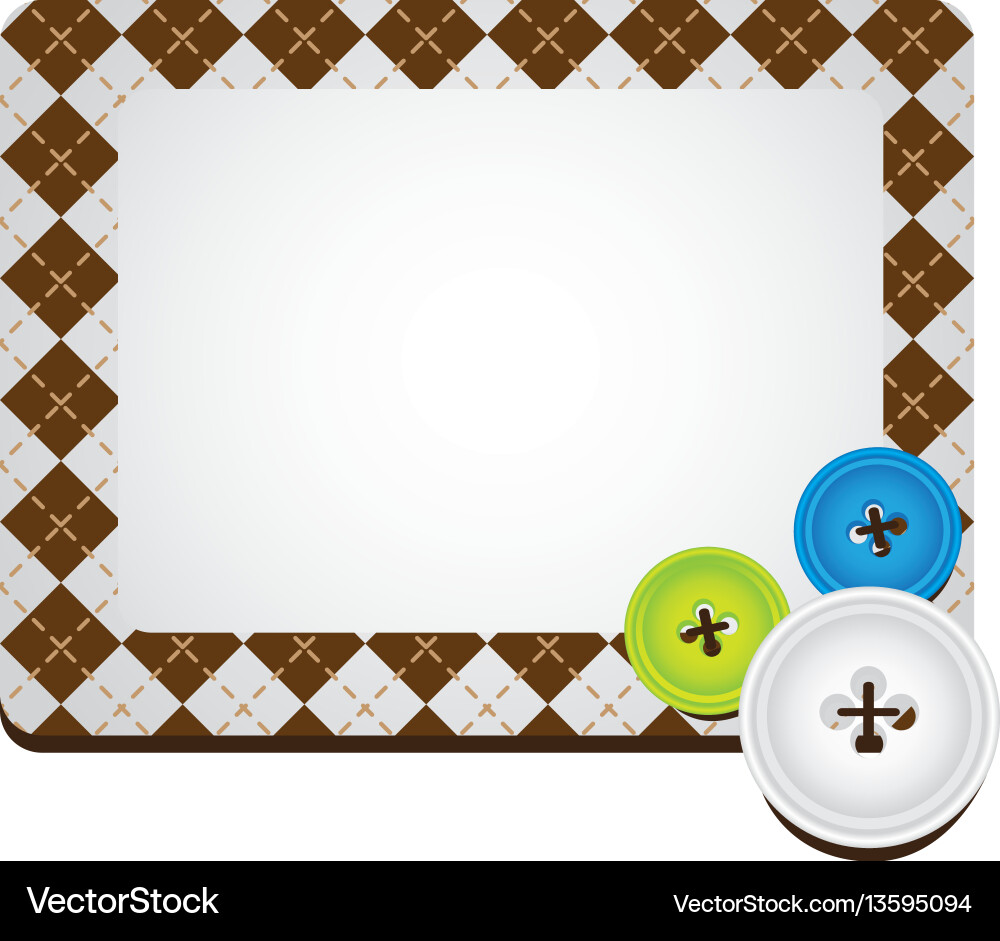 Figures square framework icon Vector Image